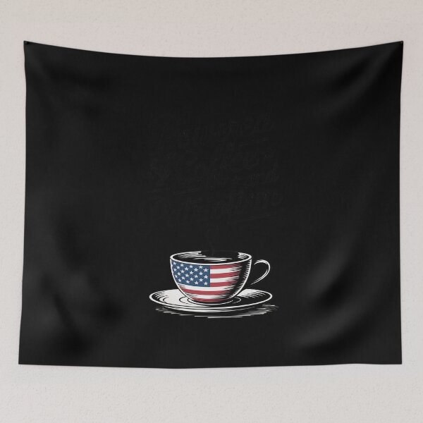 Item preview, Powered by Coffee & Patriotism – 4th of July USA designed and sold by JulienAureo.