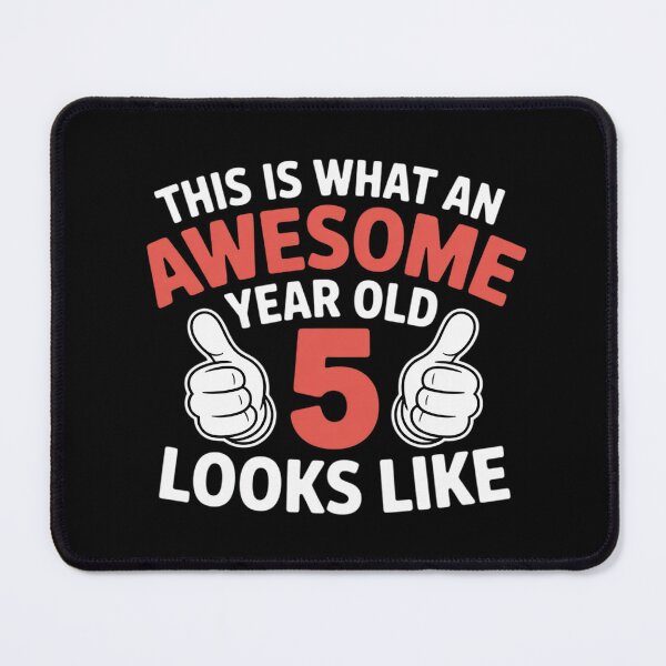 Item preview, This is what an awesome 5 year old looks like 5th Birthday1 designed and sold by KonstanKoraner.