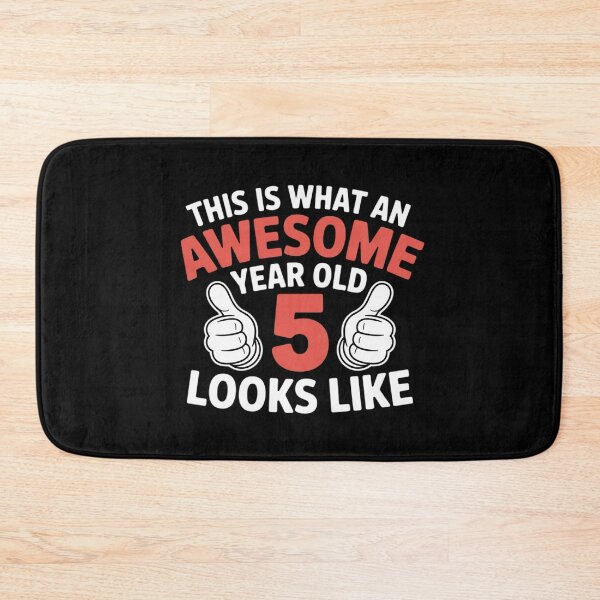 Item preview, This is what an awesome 5 year old looks like 5th Birthday1  designed and sold by KonstanKoraner.