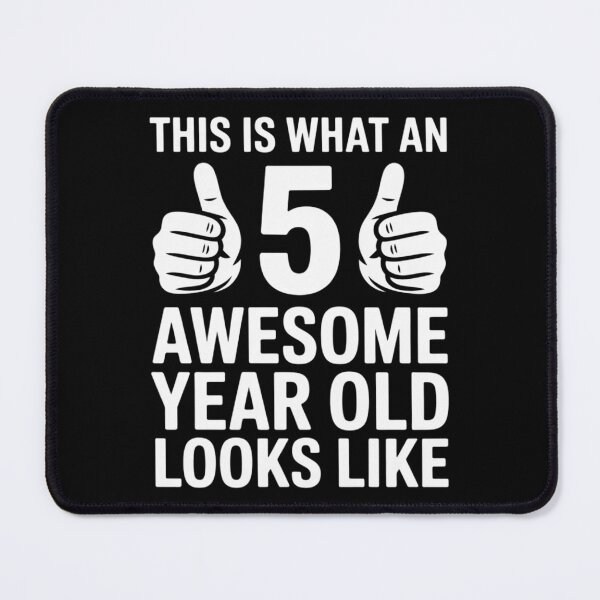Item preview, This is What an Awesome 5 Year Old Looks Like1 designed and sold by KonstanKoraner.