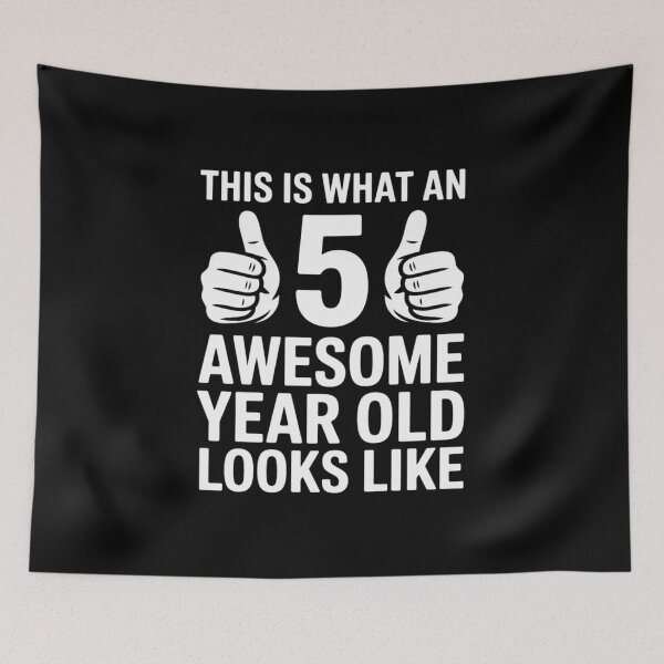 Item preview, This is What an Awesome 5 Year Old Looks Like1  designed and sold by KonstanKoraner.