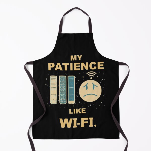 Item preview, My Patience Is Like Wi-Fi: Funny Frustrated Emoji Design designed and sold by Tucker-Art.