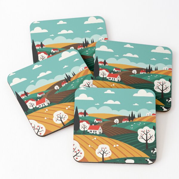 Item preview, Rural landscape designed and sold by Design4uStudio.