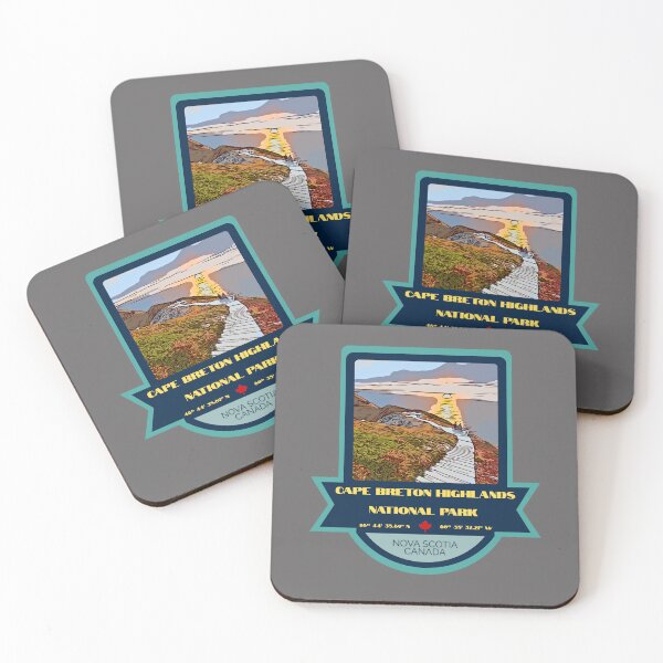 Item preview, Cape Breton Highlands National Park Vintage Retro Sticker – Canada National Park Badge Design designed and sold by RouseDesigns.