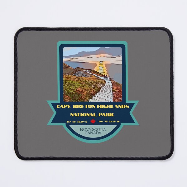 Item preview, Cape Breton Highlands National Park Vintage Retro Sticker – Canada National Park Badge Design designed and sold by RouseDesigns.