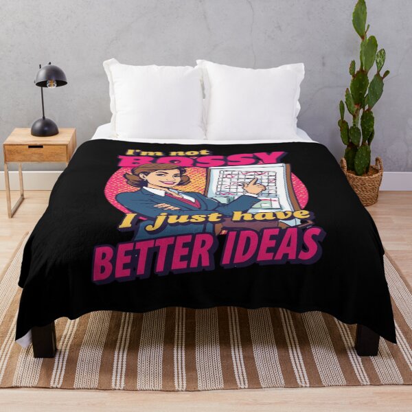 Item preview, I'm Not Bossy, I Just Have Better Ideas - Vintage Pop Art Businesswoman designed and sold by Tucker-Art.
