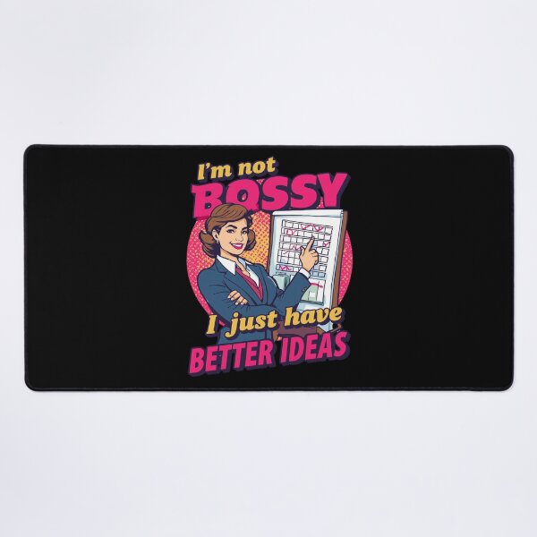 Item preview, I'm Not Bossy, I Just Have Better Ideas - Vintage Pop Art Businesswoman designed and sold by Tucker-Art.