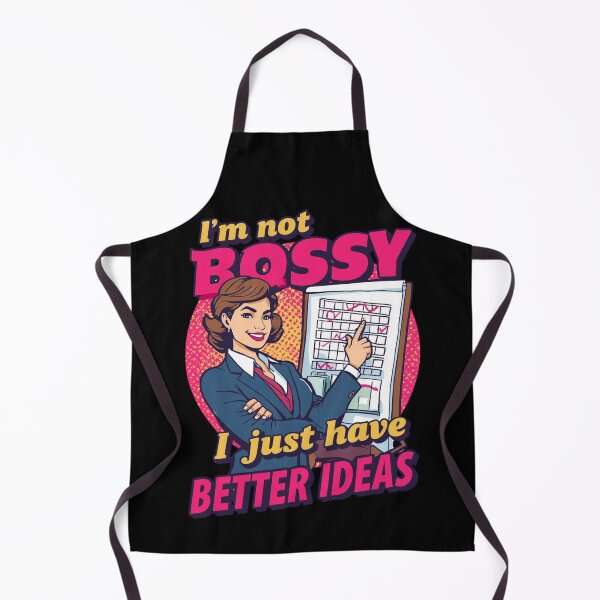 Item preview, I'm Not Bossy, I Just Have Better Ideas - Vintage Pop Art Businesswoman designed and sold by Tucker-Art.