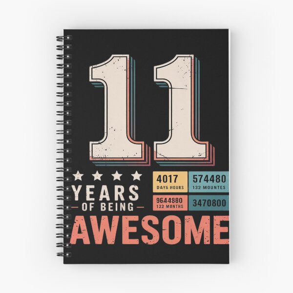 Item preview, 11th Birthday 132 Months 11 Years Old Being Awesome  designed and sold by KonstanKoraner.