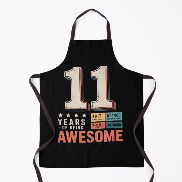 Item preview, 11th Birthday 132 Months 11 Years Old Being Awesome  designed and sold by KonstanKoraner.