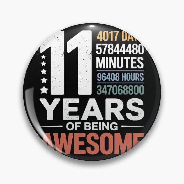 Item preview, 11th Birthday 132 Months 11 Years Old Being Awesome3  designed and sold by KonstanKoraner.