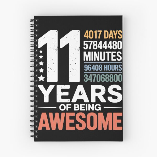 Item preview, 11th Birthday 132 Months 11 Years Old Being Awesome3  designed and sold by KonstanKoraner.