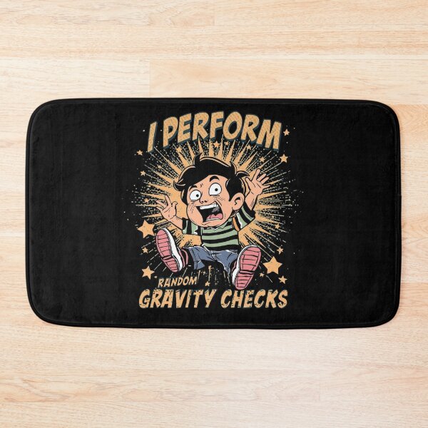 Item preview, I Perform Random Gravity Checks - Funny Anti-Gravity Boy Design designed and sold by Tucker-Art.