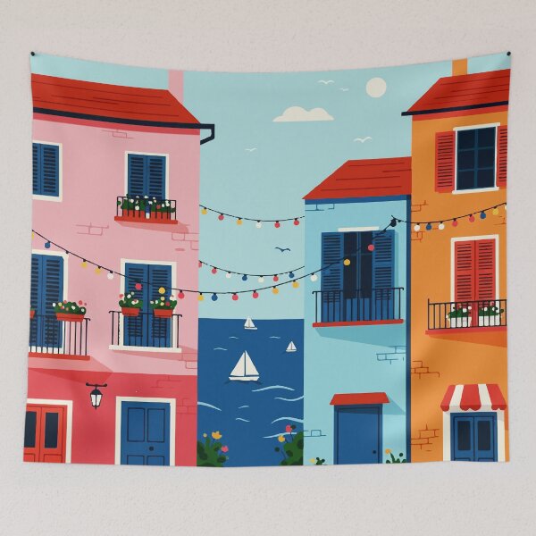 Item preview, A coastal town designed and sold by Design4uStudio.