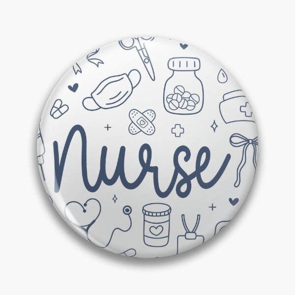 Item preview, Cute Nurse Doodle Design – Nursing Student Gift, Medical Scrubs Line Art designed and sold by MyMomentShirt.