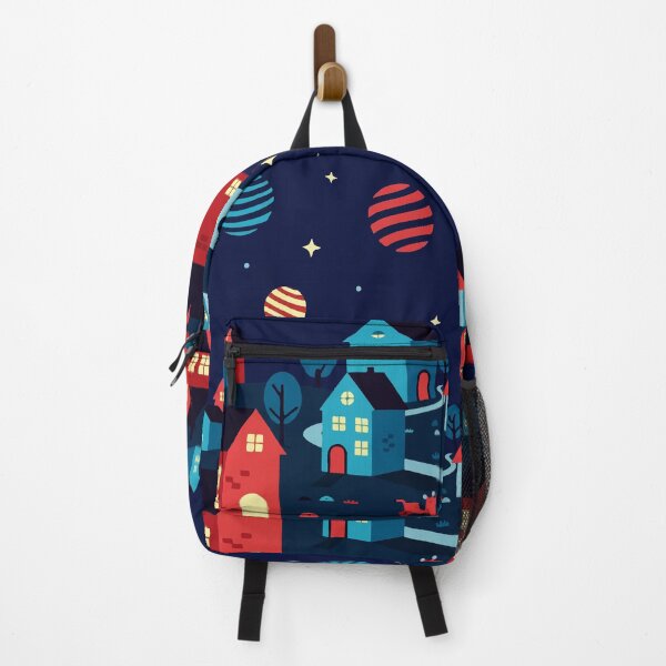 Item preview, Nighttime town designed and sold by Design4uStudio.