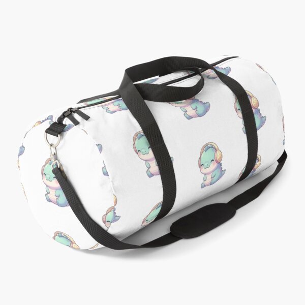 Item preview, Cute Kawaii Dinosaur Listening To Music Adorable Dino With Headphones designed and sold by bvdesignart.