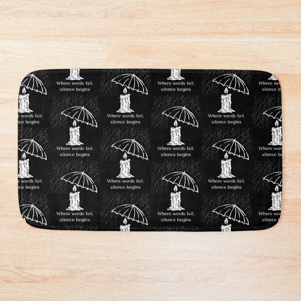 Item preview, where wordsfail, silence begins designed and sold by Umbrella urban.