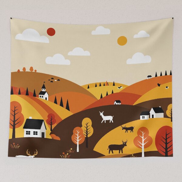 Item preview, Rural landscape designed and sold by Design4uStudio.
