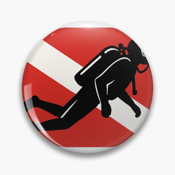 Item preview, Diving flag with diver designed and sold by Peycer.