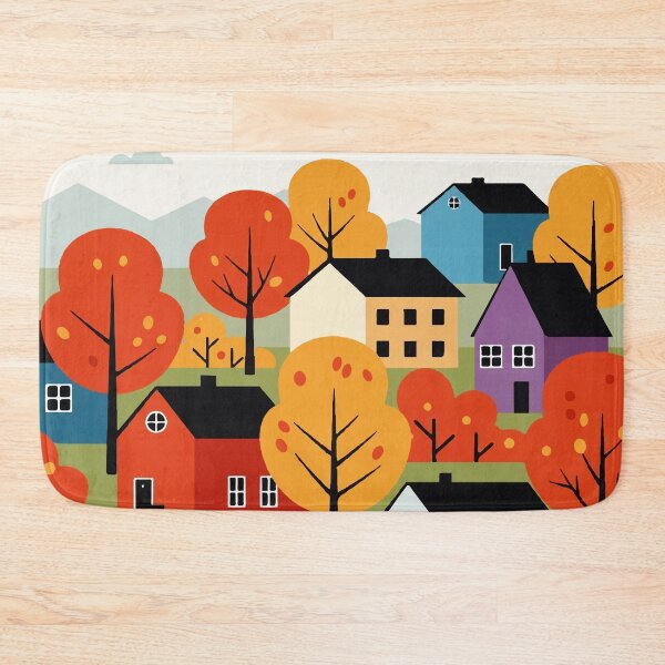 Item preview, A rural scene in autumn designed and sold by Design4uStudio.
