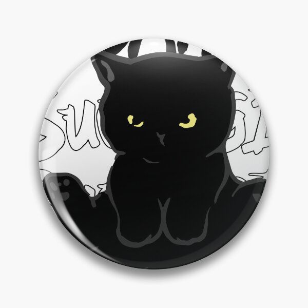 Item preview, Grumpy Black Cat Sitting (or) SUOANG16 Cat Graphic designed and sold by Bewtm12.