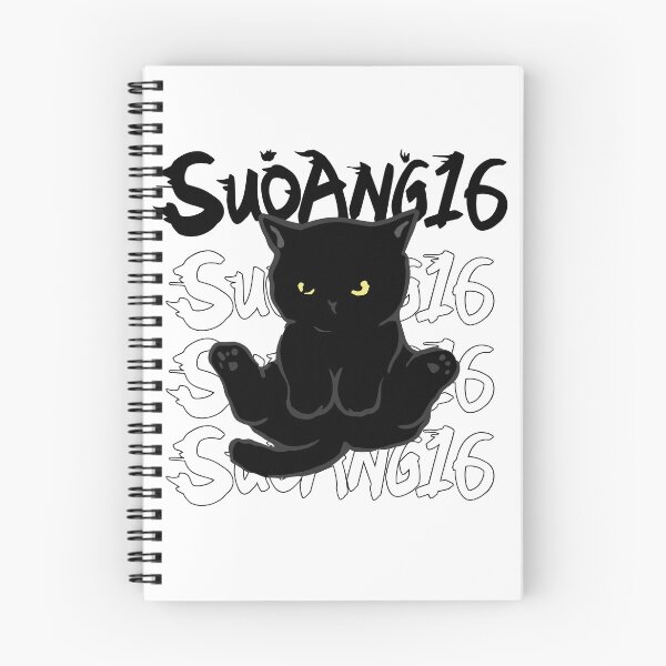 Item preview, Grumpy Black Cat Sitting (or) SUOANG16 Cat Graphic designed and sold by Bewtm12.