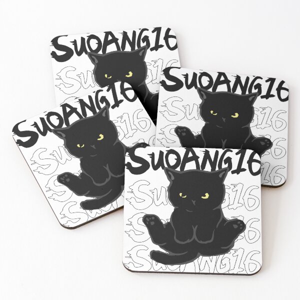 Item preview, Grumpy Black Cat Sitting (or) SUOANG16 Cat Graphic designed and sold by Bewtm12.