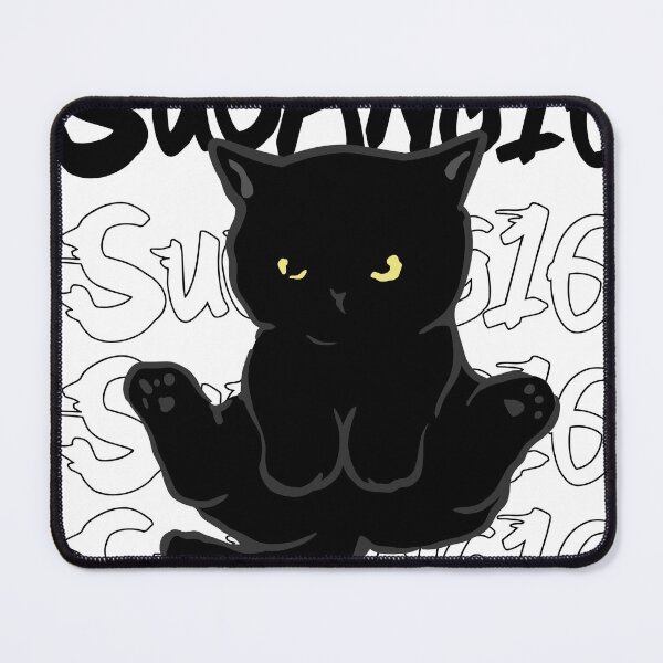 Item preview, Grumpy Black Cat Sitting (or) SUOANG16 Cat Graphic designed and sold by Bewtm12.