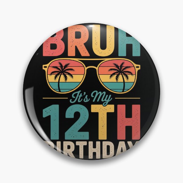 Item preview, Bruh It's My 12th Birthday 12 Year Old Birthday boys  designed and sold by KonstanKoraner.