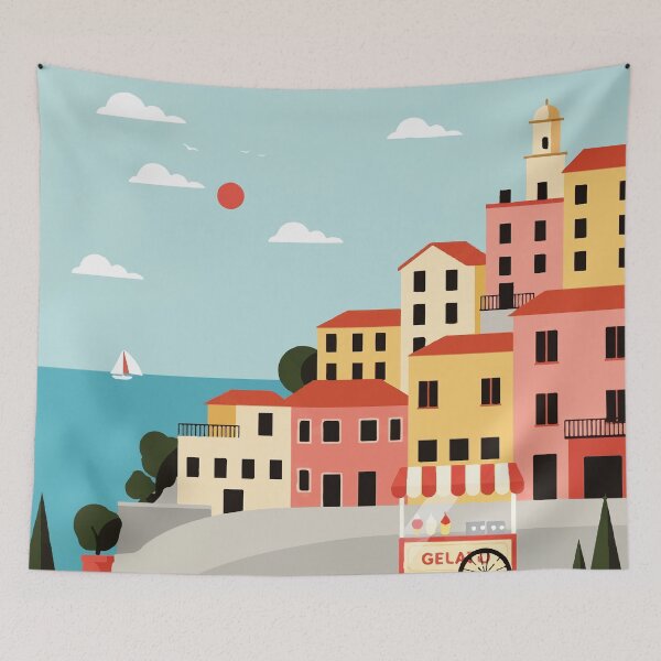 Item preview, Seaside town designed and sold by Design4uStudio.