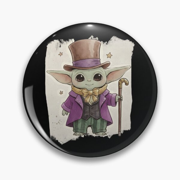 Item preview, BABY YODA DRESSED AS WILLY WONKA designed and sold by LIS AND MELIVERSO.
