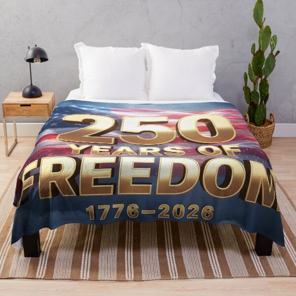 Item preview, 250 Years of Freedom: America 250th Anniversary 1776-2026 USA Flag designed and sold by VibranPalette.