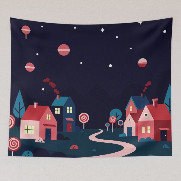 Item preview, Imaginary night view designed and sold by Design4uStudio.