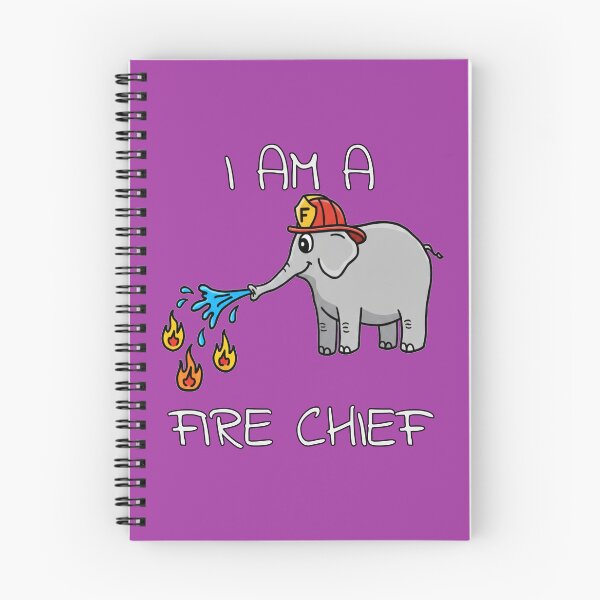 Item preview, Adorable Elephant Fire Chief – Cute Animal Hero designed and sold by INNERSELFART.