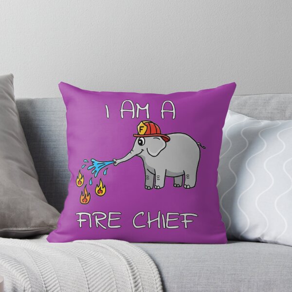 Item preview, Adorable Elephant Fire Chief – Cute Animal Hero designed and sold by INNERSELFART.