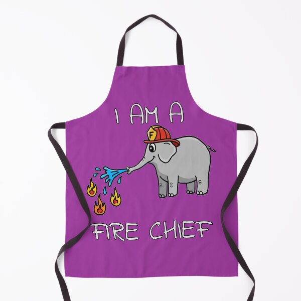 Item preview, Adorable Elephant Fire Chief – Cute Animal Hero designed and sold by INNERSELFART.