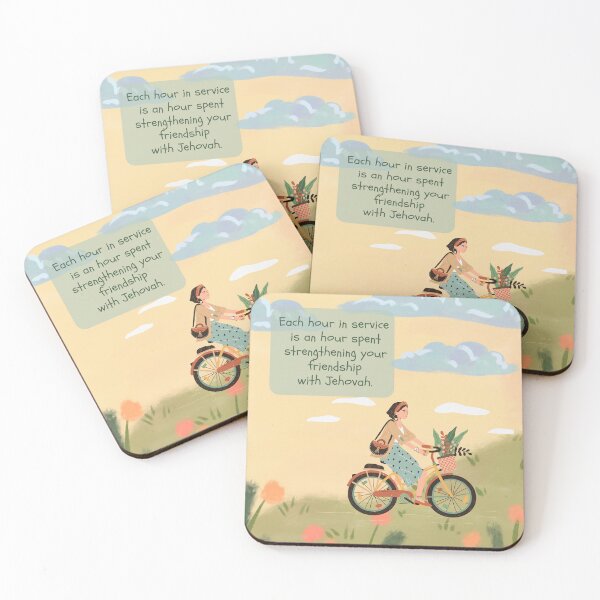 Item preview, Each hour in service  is an hour spent strengthening your friendship with Jehovah. designed and sold by GiftableGems.