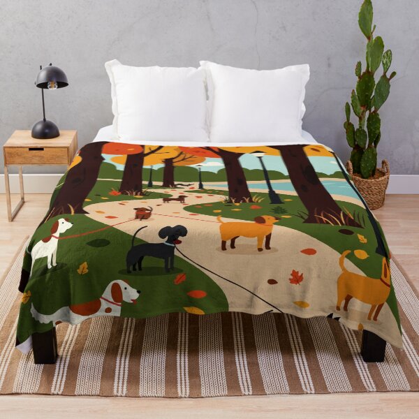 Item preview, Park in autumn designed and sold by Design4uStudio.