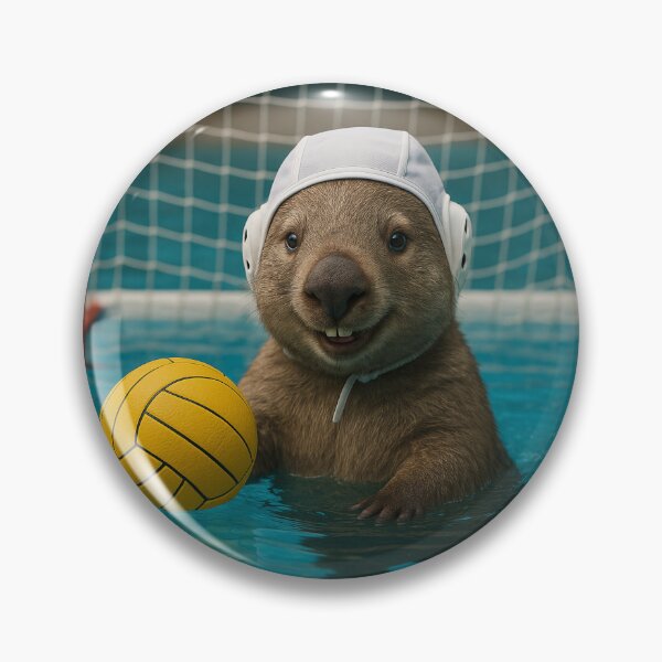 Item preview, Water Polo Wombat designed and sold by Tridentulus.