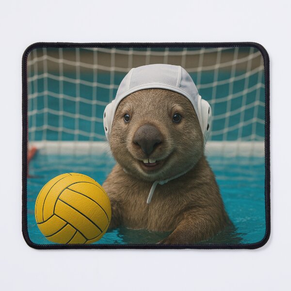 Item preview, Water Polo Wombat designed and sold by Tridentulus.