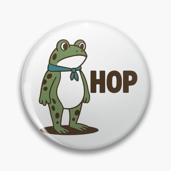 Item preview, Portland Retro Frog "HOP" – Vintage Cartoon designed and sold by staywith resa.