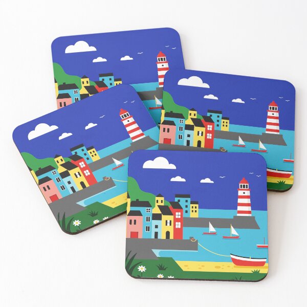 Item preview, Coastal town designed and sold by Design4uStudio.