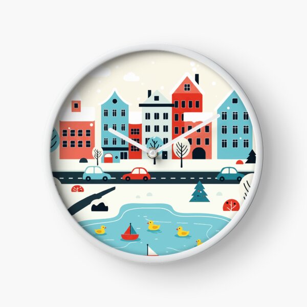 Item preview, Snowy city designed and sold by Design4uStudio.