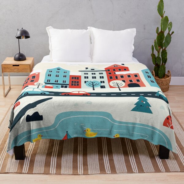 Item preview, Snowy city designed and sold by Design4uStudio.