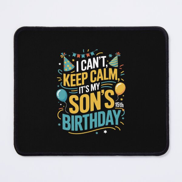 Item preview, 15 Years Old Son Birthday It's My Son 15th Birthday designed and sold by dainegilbert.
