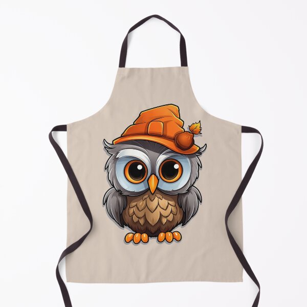 Item preview, Enchanting Owl & Pumpkin: Whimsical Autumn Sticker designed and sold by PaintbrushPlace.