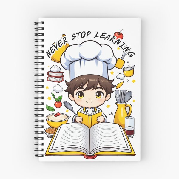 Item preview, Little Chef Learning with Love and Curiosity Surrounded by Sweet Desserts and Colorful Kitchen Magic designed and sold by Mimoshi ⭐⭐⭐⭐⭐.