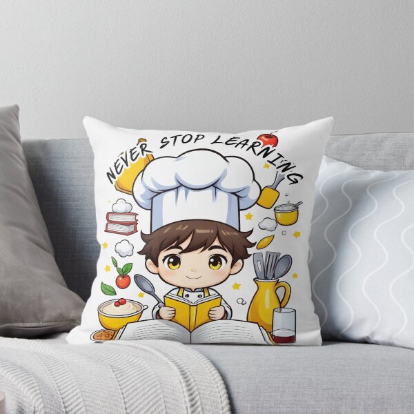 Item preview, Little Chef Learning with Love and Curiosity Surrounded by Sweet Desserts and Colorful Kitchen Magic designed and sold by Mimoshi ⭐⭐⭐⭐⭐.