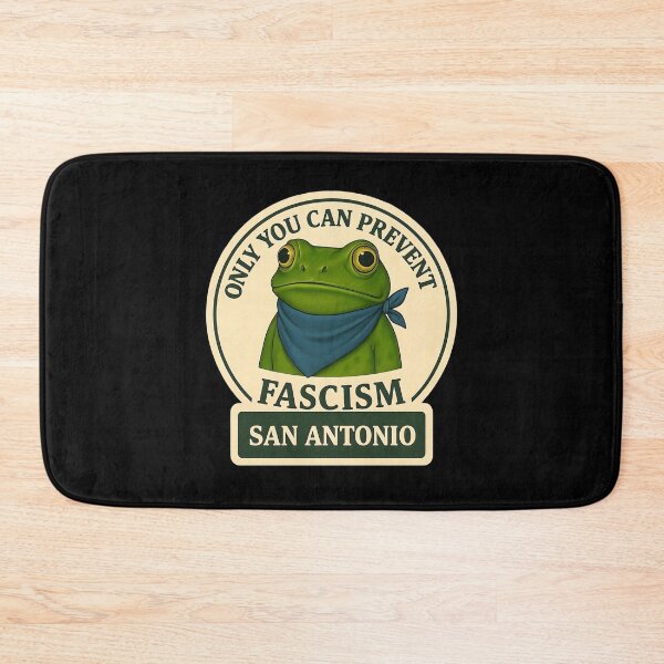 Item preview, Anti-Fascist Frog Art No Kings Resist: San Antonio designed and sold by PinUpPizzazz.
